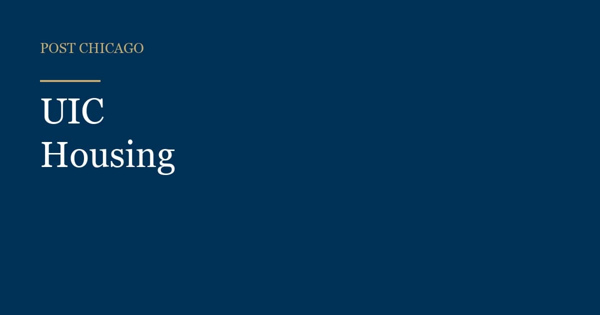 Off-campus housing guide for UIC students